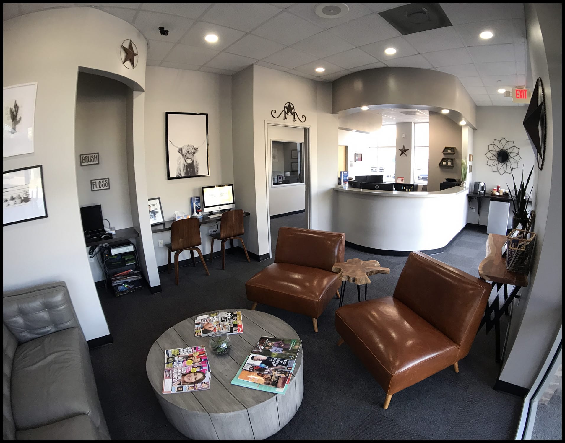 Our welcoming reception area.